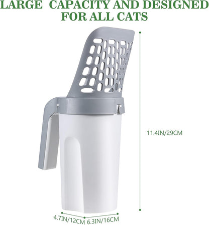 Cat Litter Scoop W/ Removable Waste Bag