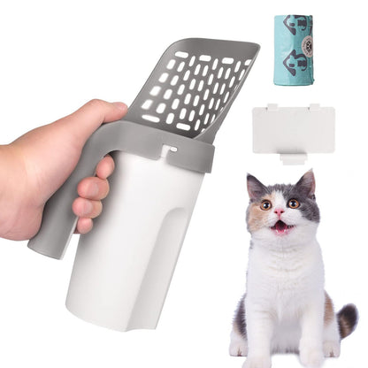 Cat Litter Scoop W/ Removable Waste Bag